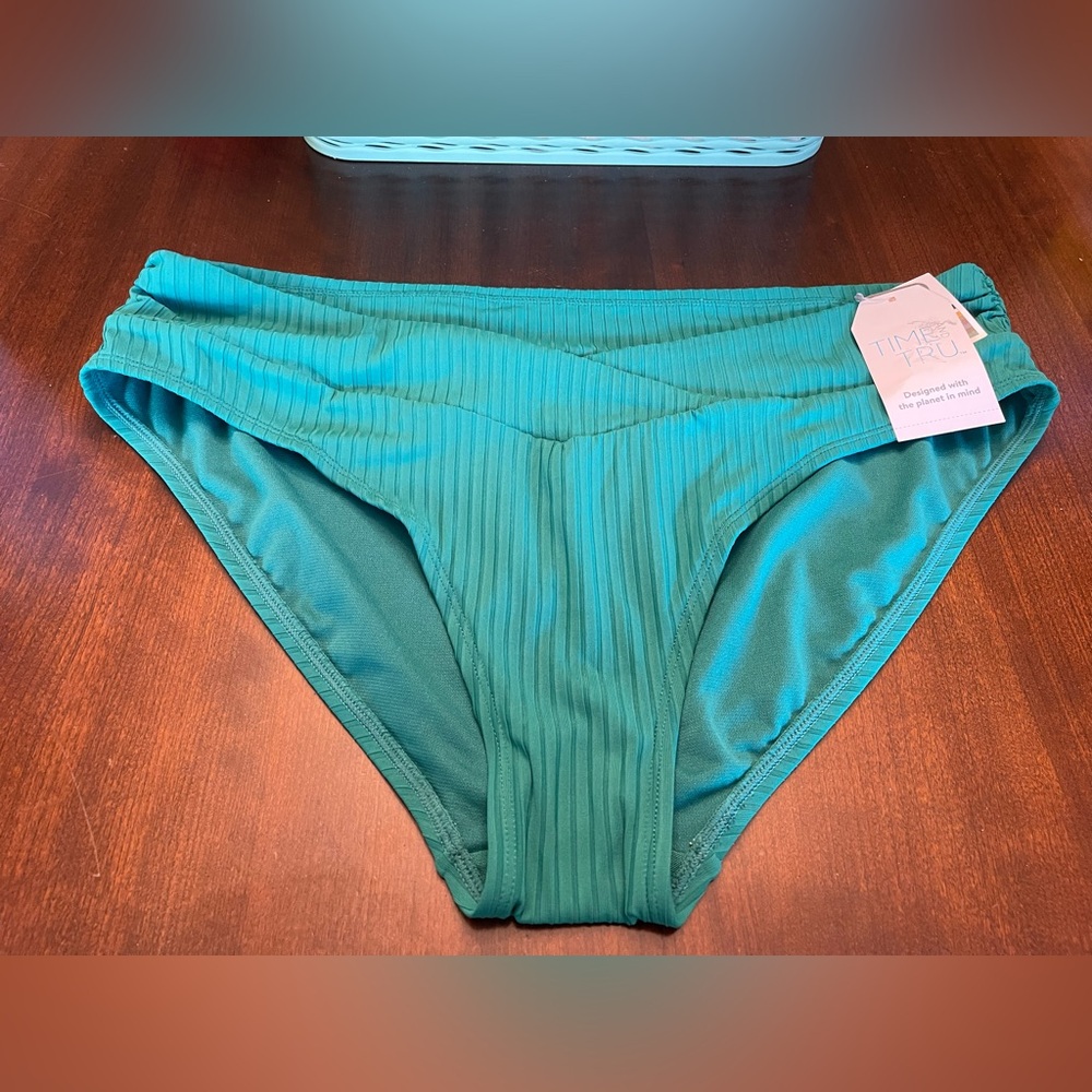 Time and Tru Mud-Rise Bikini Bottom NWT